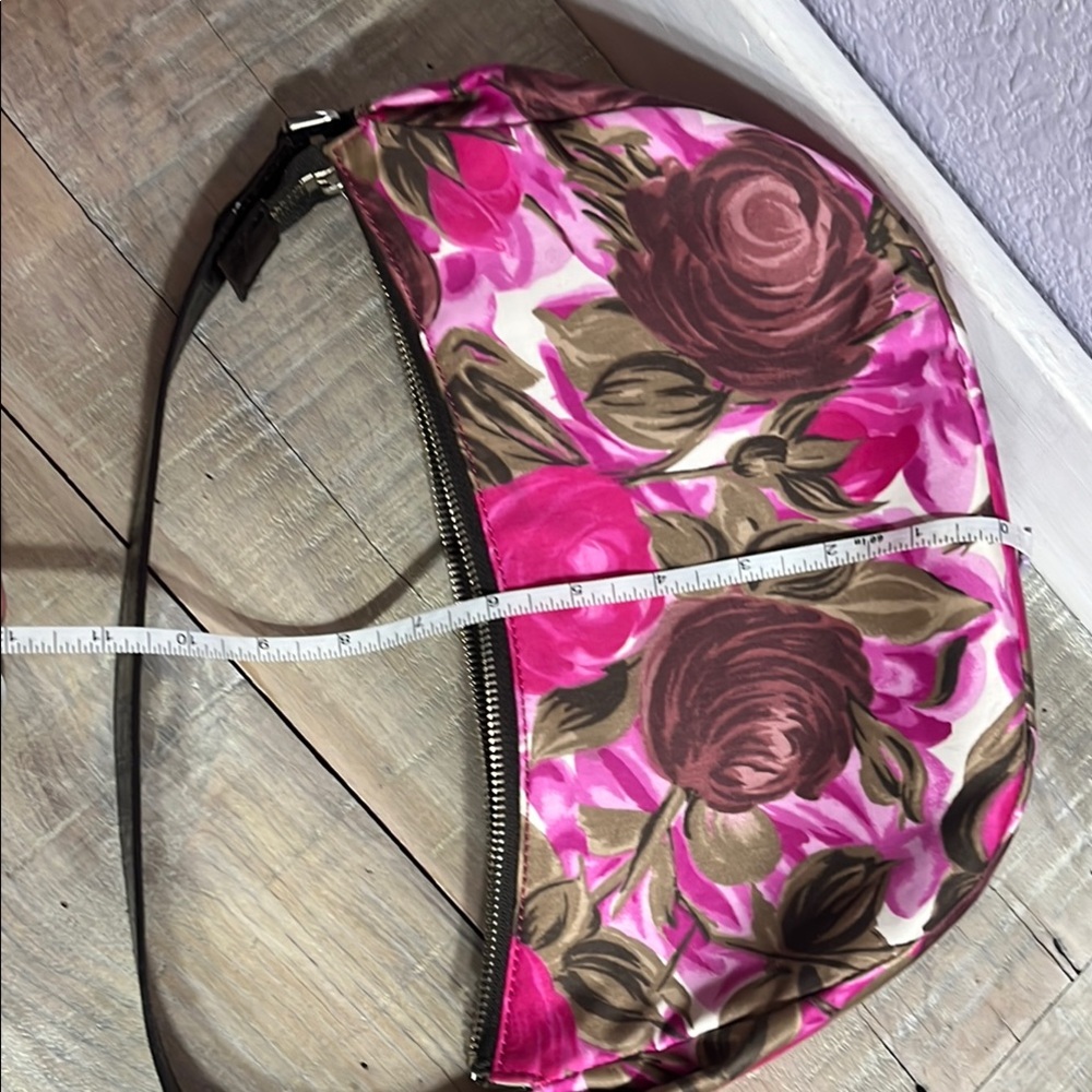Kate Spade Pink and Brown Shoulder Bag with Botanical Print - Picture 10 of 11